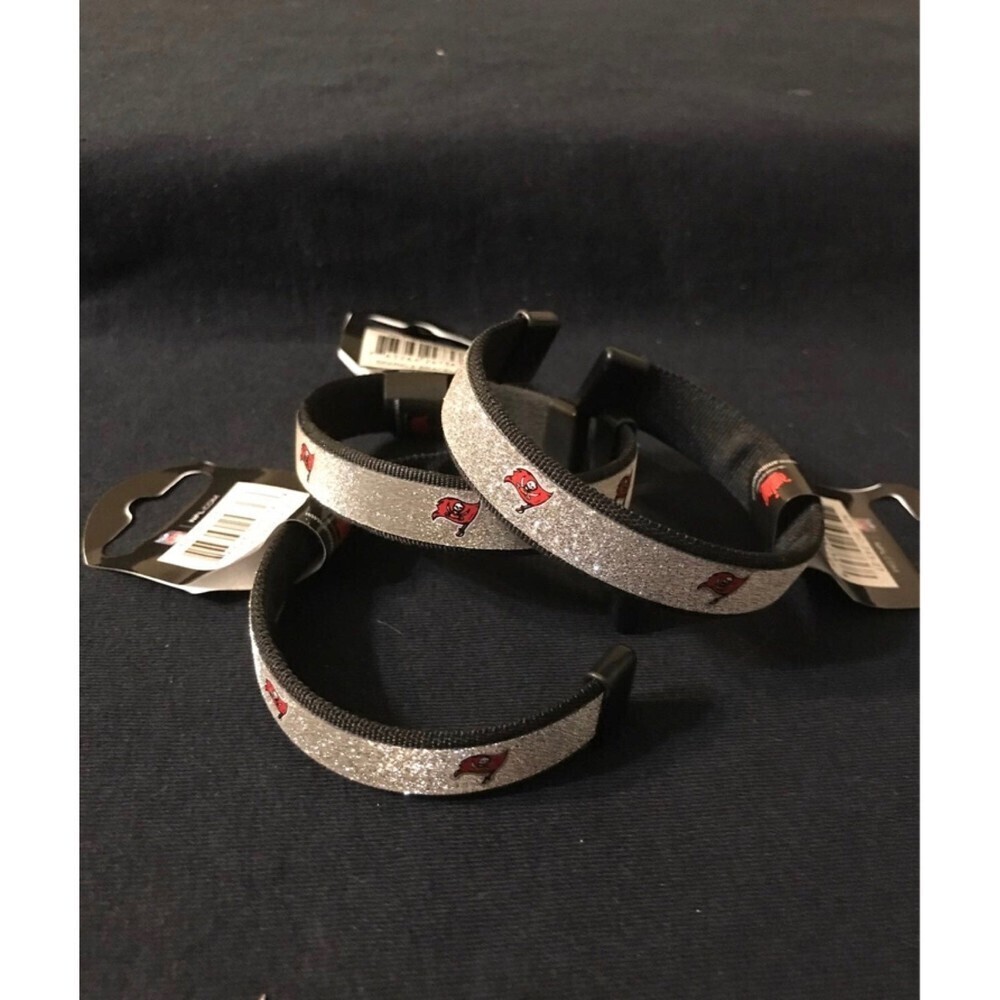 NFL Buccaneers Bracelets Lot of 3